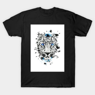 Leopard with blue eyes T-Shirt